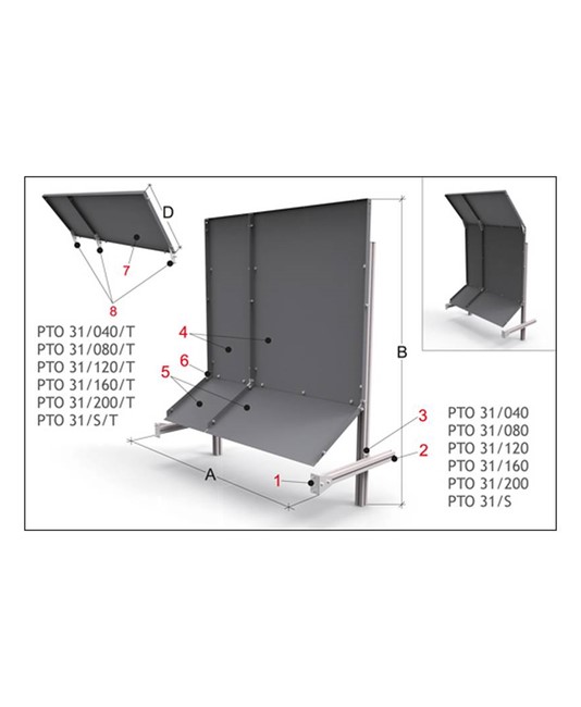 Riparo posteriore per Tornio parallelo Riparo posteriore per Tornio parallelo